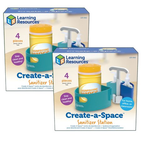 LEARNING RESOURCES Create-A-Space Sanitizer Station, 2PK 4362